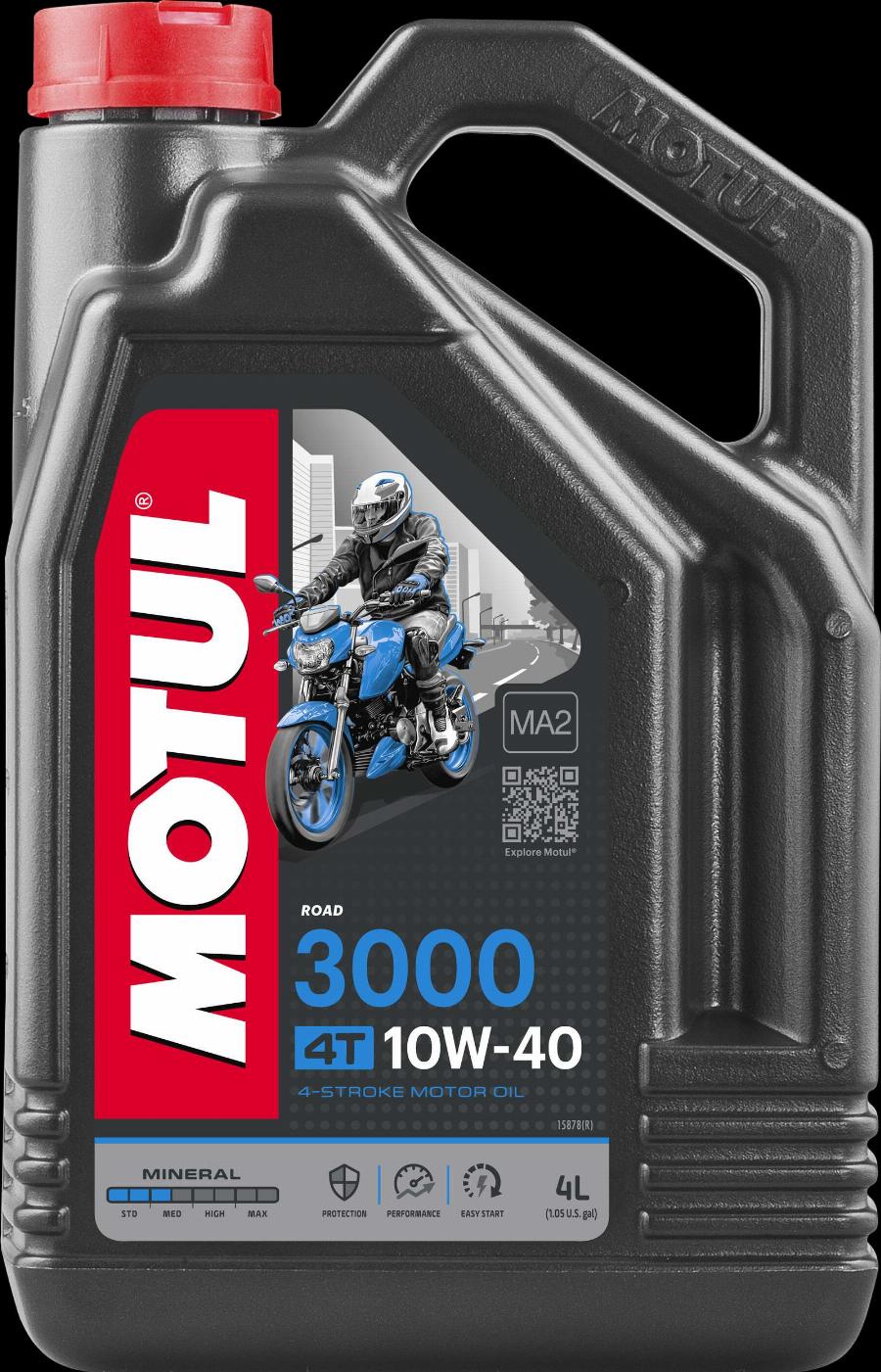 Motul 107693 - OLEJ MOTUL 10W40 4L 3000 4T MINERALNY - MOTOCYKLE