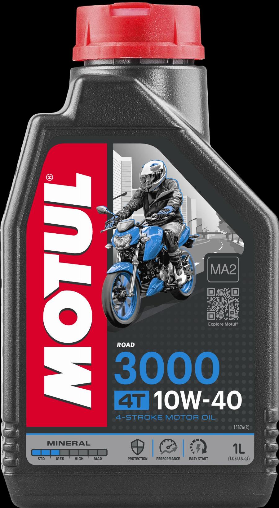 Motul 107672 - OLEJ MOTUL 10W40 1L 3000 4T MINERALNY - MOTOCYKLE