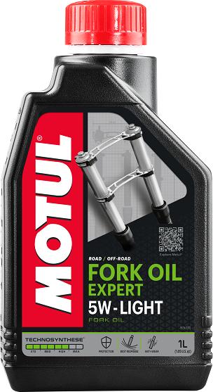 Motul 115016 - OLEJ MOTUL FORK OIL EXPERT LIGHT 5W 1L - AMORTYZATORY TELESKOPOWE