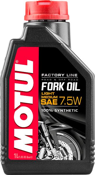 Motul 115021 - OLEJ MOTUL FORK OIL FACTORY LINE LIGHT MEDIUM 7.5W 1L - AMORTYZATORY - MOTOCYKLE