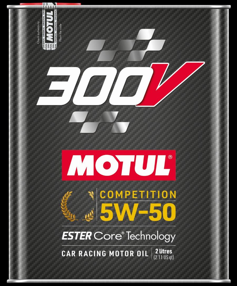 Motul 110859 - OLEJ MOTUL 5W50 2L 300V COMPETITION - ESTER CORE TECHNOLOGY