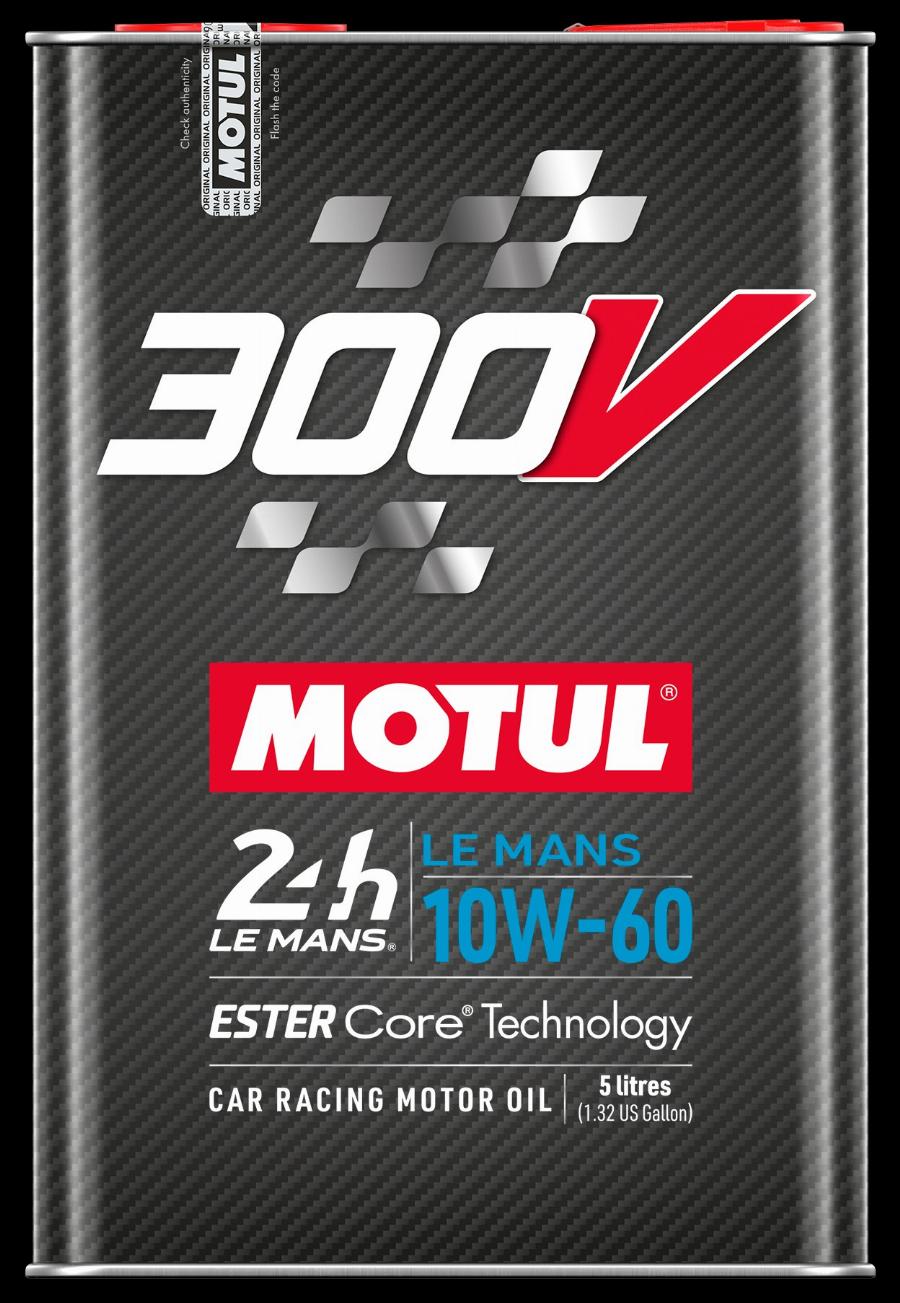 Motul 110865 - OLEJ MOTUL 10W60 5L 300V LE MANS - ESTER CORE TECHNOLOGY
