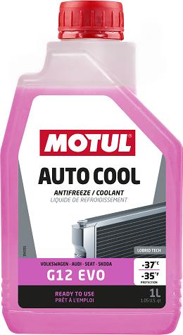 Motul 112650 - PŁYN DO CHŁODNIC 1L AUTO COOL G12 EVO -37 KOMPATYBILNY Z G12. G12. G12 - FIOLETOWY