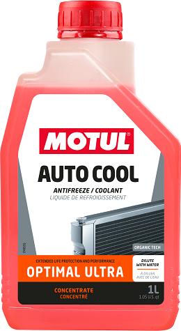 Motul 112629 - PŁYN DO CHŁODNIC 1L KONCENTRAT AUTO COOL OPTIMAL ULTRA - CZERWONY G12-G12