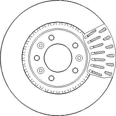 Blue Print ADT343319 - Tarcza hamulcowa