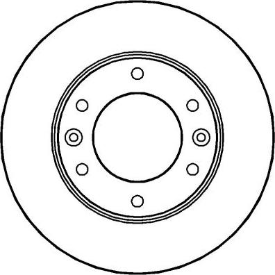TRW DF4924S - Tarcza hamulcowa