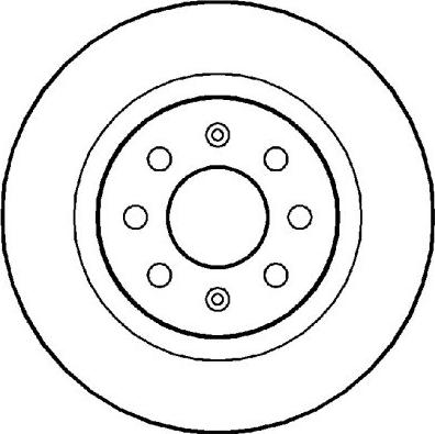 TRW DF8070 - Tarcza hamulcowa