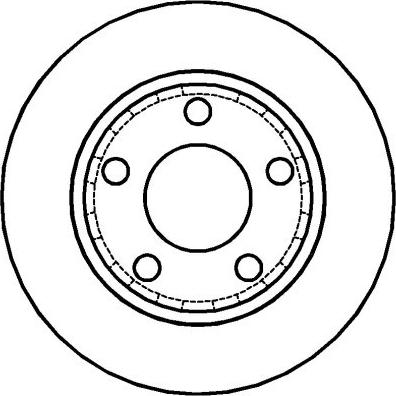 TRW DF4210 - Tarcza hamulcowa