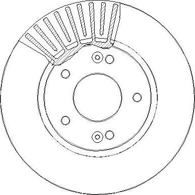Maxgear 19-2217SPORT - TARCZA HAM. KIA P. CEED 12- KOŁA 15 NAWIERCANA I NACINANA