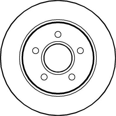 TRW DF4372 - Tarcza hamulcowa