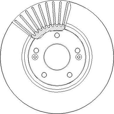 Maxgear 19-1338SPORT - TARCZA HAM. HYUNDAI P. I30-CEED 12- NAWIERCANA I NACINANA