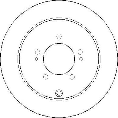 Blue Print ADC443125 - Tarcza hamulcowa