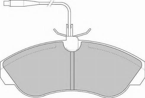 Hart 215 926 - KLOCKI HAMULCOWE PRZÓD