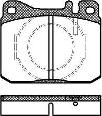 BOSCH 0 986 TB2 051 - Zestaw klocków hamulcowych, hamulce tarczowe