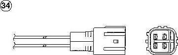 NTK 1418 - SONDA LAMBDA TOYOTA YARIS 1.5 VVT-I 01-