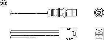 NTK 91071 - SONDA LAMBDA DB E KLASA W124 230E 84-