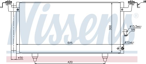NISSENS 940399 - CHLODNICA DO KLIMAT.SUBARU LEGACY 09-