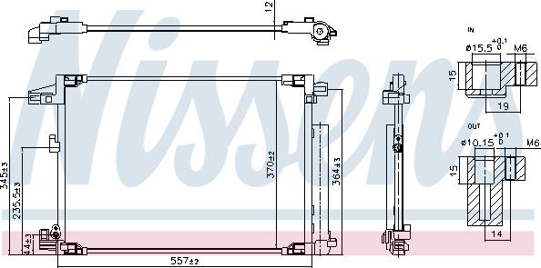NISSENS 941001 - Klimatyzacja (A/C) Chłodnica/wymiennik ciepła