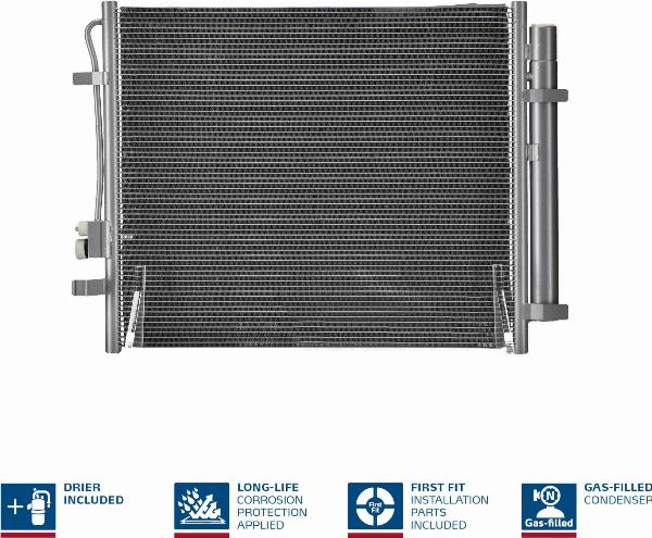 NISSENS 941028 - Skraplacz klimatyzacji