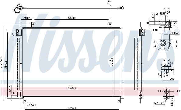 NISSENS 941106 - SKRAPLACZ KLIMATYZACJI SUZUKI BALENO II EW. FW 16-
