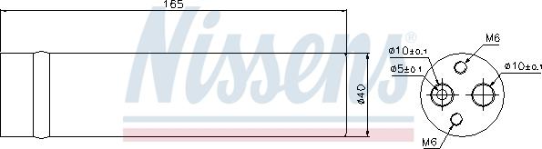 NISSENS 95481 - Osuszacz klimatyzacji