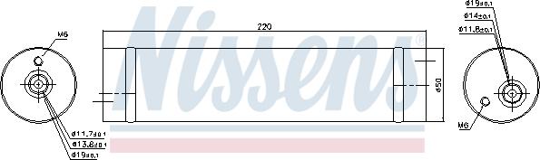 NISSENS 95473 — Osuszacz, klimatyzacja