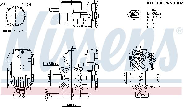 NISSENS 955094 - PRZEPUSTNICA OPEL ASTRA 1.4 07-