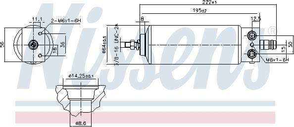 NISSENS 95039 - Osuszacz klimatyzacji