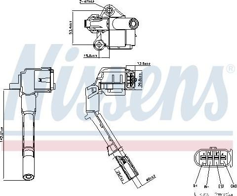 NISSENS 966234 - CEWKA ZAPŁONOWA DB A KLASA W176 2.0 16-