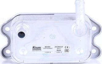 NISSENS 90580 — Chłodnica oleju, olej silnikowy