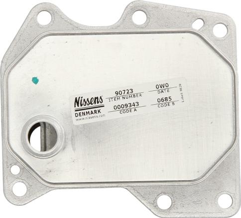NISSENS 90723 — Chłodnica oleju, olej silnikowy