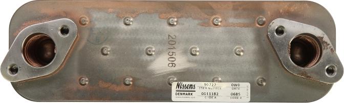 NISSENS 90727 — Chłodnica oleju, olej silnikowy