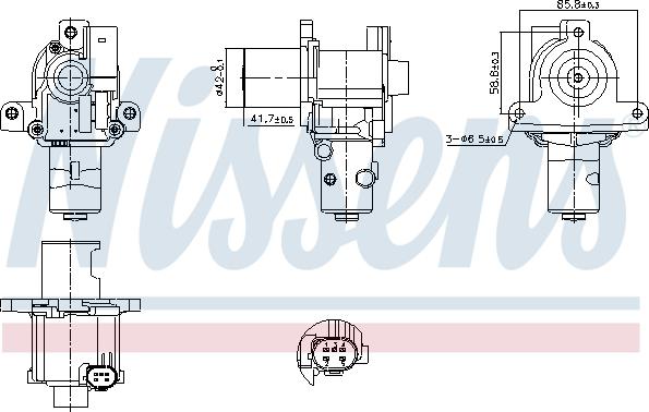 NISSENS 98183 — Zawór AGR