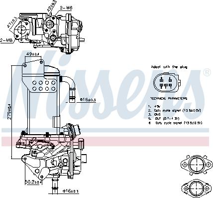 NISSENS 98325 — Moduł AGR