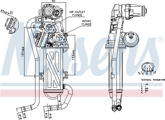 NISSENS 98375 — Moduł AGR
