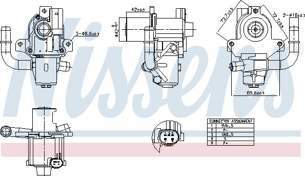 NISSENS 98264 — Zawór AGR
