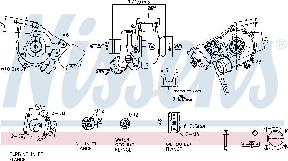 NISSENS 93428 — Urządzenie doładowujące, system doładowania