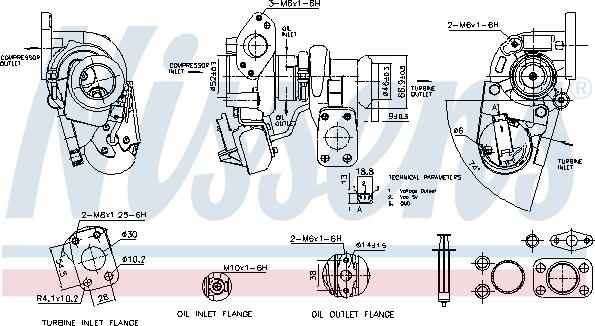 NISSENS 93559 — Urządzenie doładowujące, system doładowania
