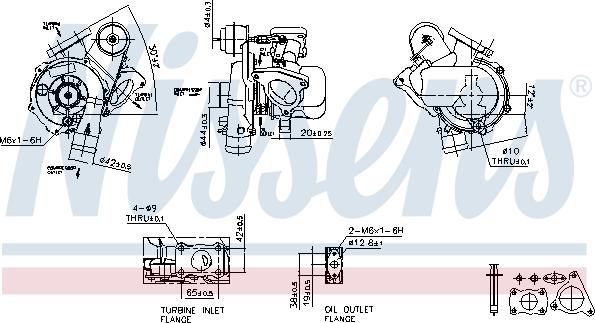NISSENS 93094 - TURBO PEUGEOT 2.0HDI