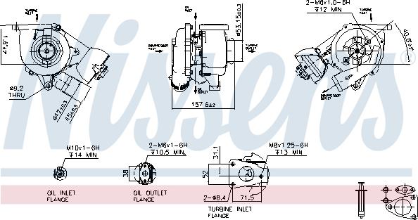 NISSENS 93102 - TURBO FORD 2.0TDCI FOCUS-KUGA-GALAXY