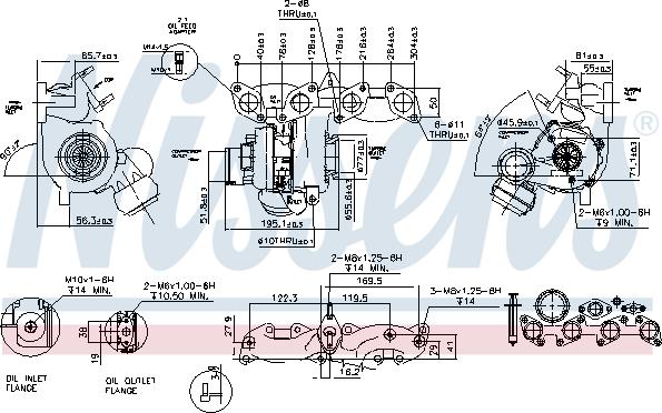 NISSENS 93135 - TURBO VW 2.0TDI