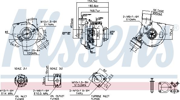 NISSENS 93249 - TURBO BMW E46-X5 E53 3.0D