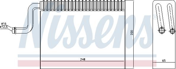 NISSENS 92150 - PAROWNIK KLIMATYZACJI