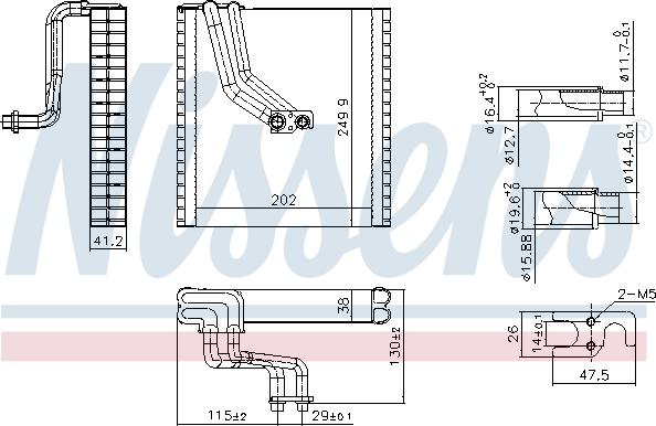 NISSENS 92369 - PAROWNIK KLIMATYZACJI