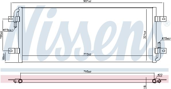 NISSENS 606912 — Chłodnica oleju, automatyczna przekładnia