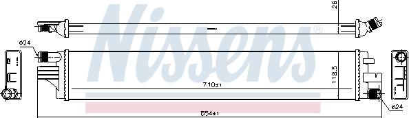 NISSENS 630794 — Chłodnica, układ chłodzenia silnika