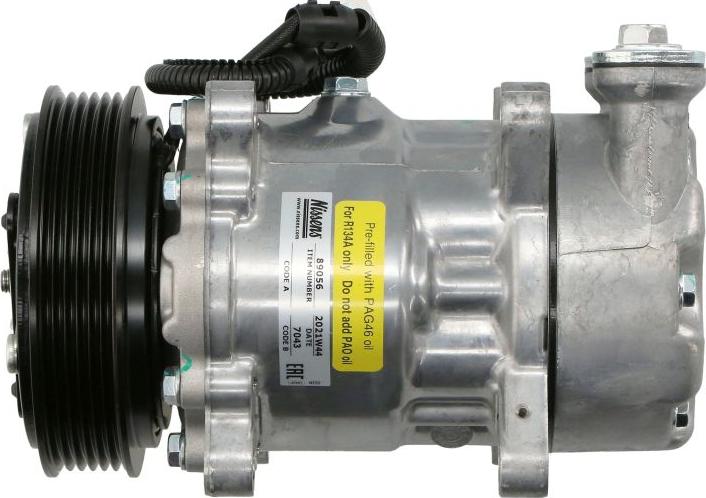 NISSENS 89056 — Kompresor, klimatyzacja