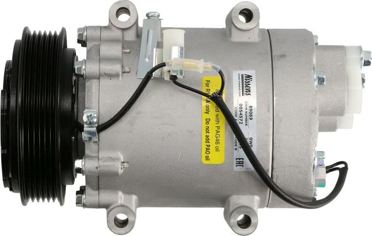 NISSENS 89069 — Kompresor, klimatyzacja