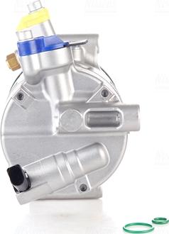 NISSENS 890607 - KOMPRESOR KLIMATYZACJI AUDI A 1 - S 1 8X 10-. AUDI A 3 - S 3 8V 12-. AUDI Q2 16-. AUDI Q3 8U 11-. AUDI TT FV 14-. SEAT ARO