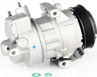 NISSENS 890077 - Sprężarka klimatyzacji sprężająca i cyrkulująca czynnik chłodniczy